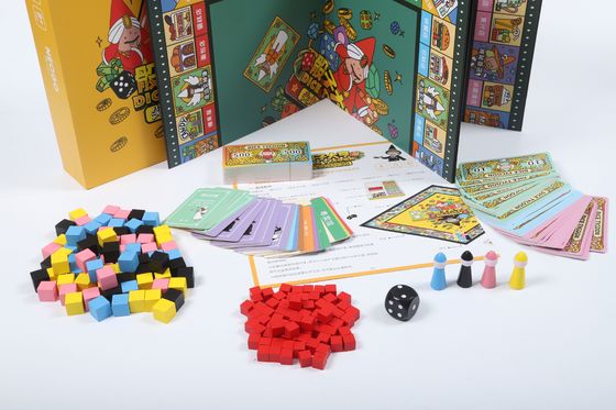 良い価格 CMYK プリント可能なボードゲーム 娯楽用のカスタムロゴ オンライン